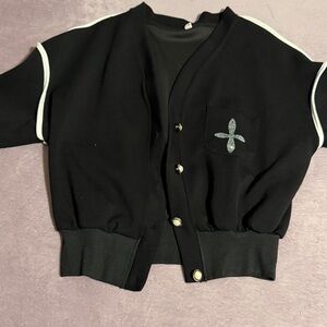 Stylish Black High Low Skirt